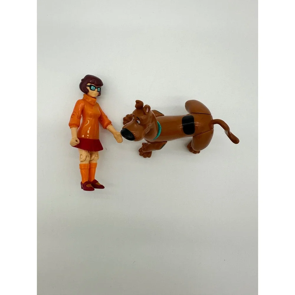 Scooby-Doo Action Figure Lot Kids Velma and‎ Scooby-Doo Figures Brown Orange OS